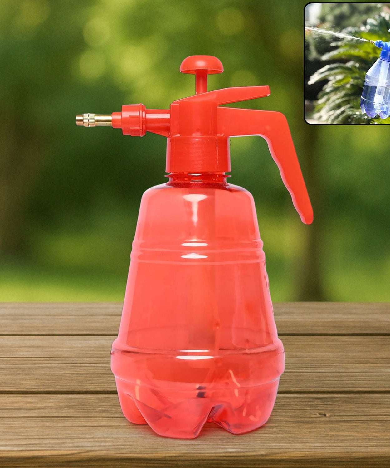 Garden Pressure Sprayer Bottle 1.5 Liter Manual Sprayer