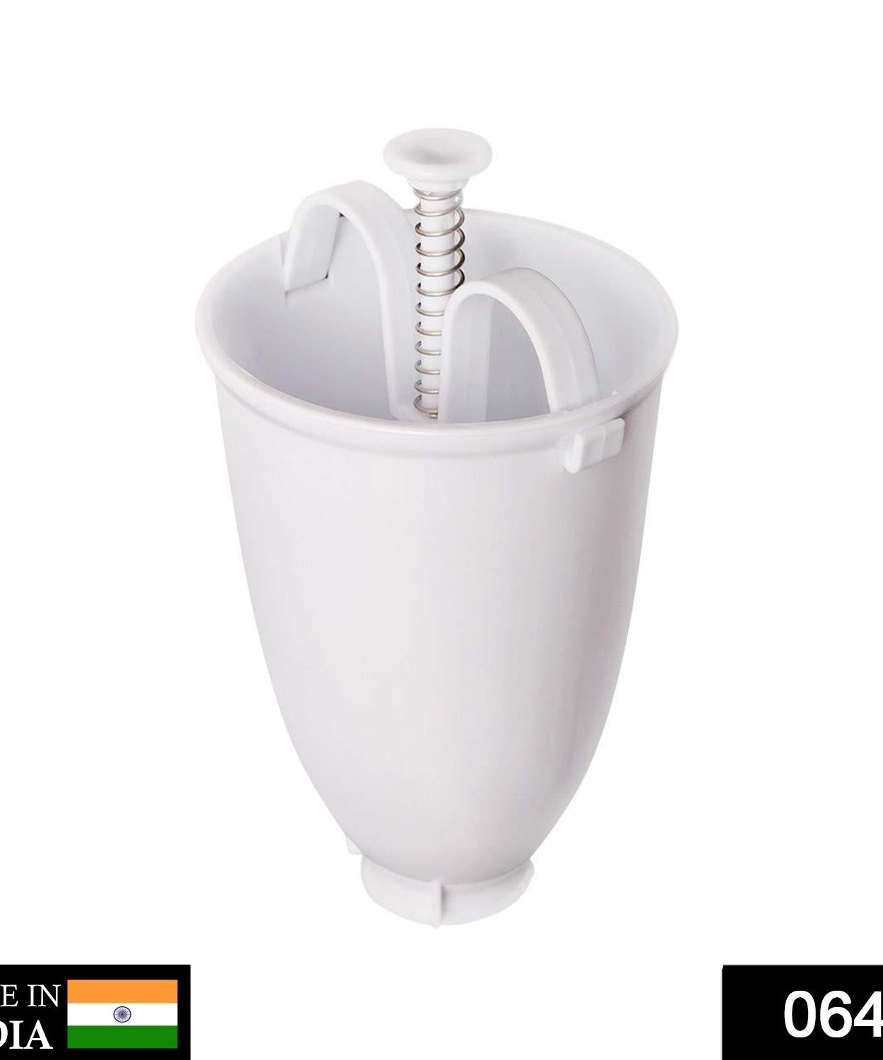 Efficient plastic donut and medu vada maker for quick and consistent results.