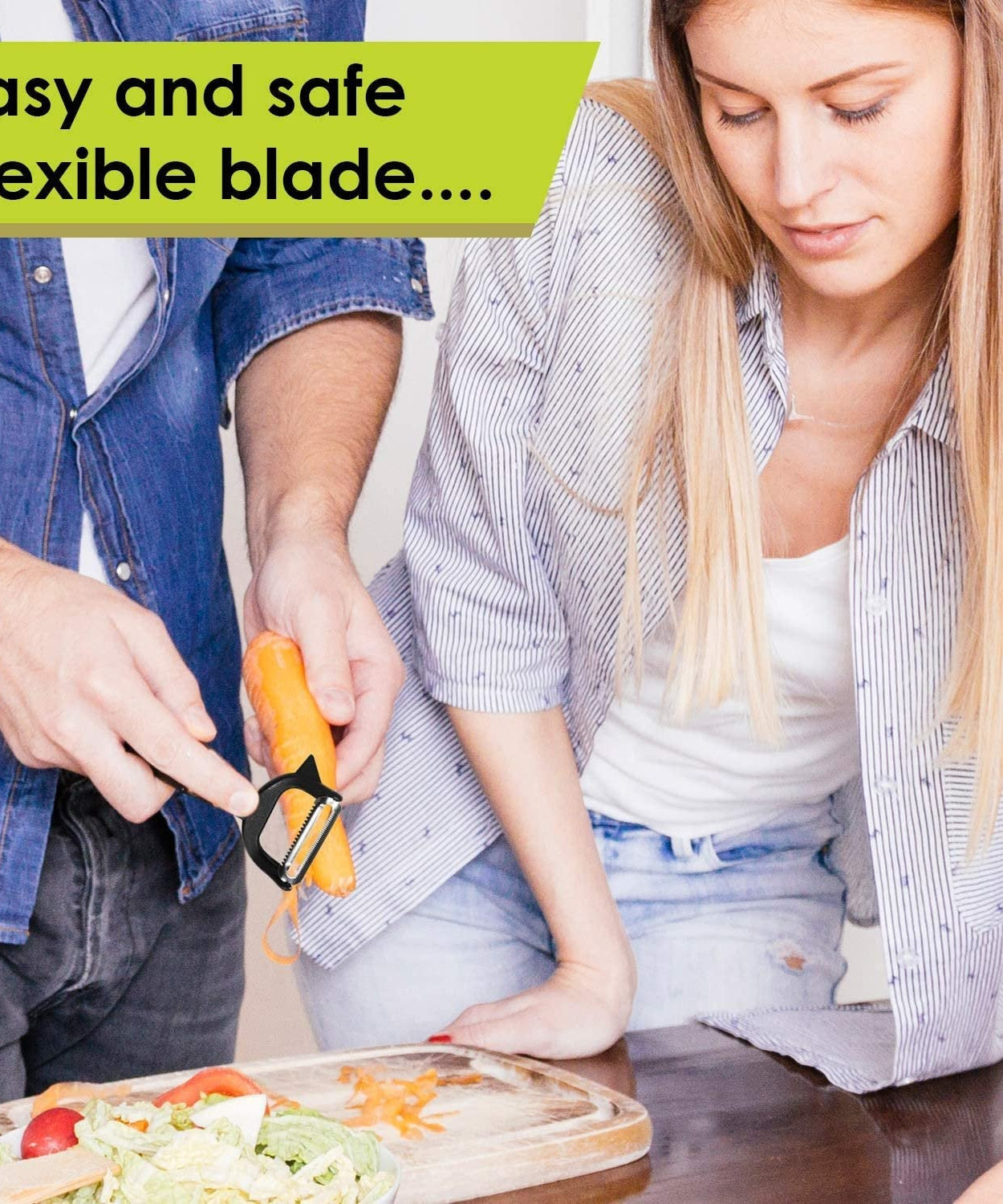 Peeler with ergonomic handle