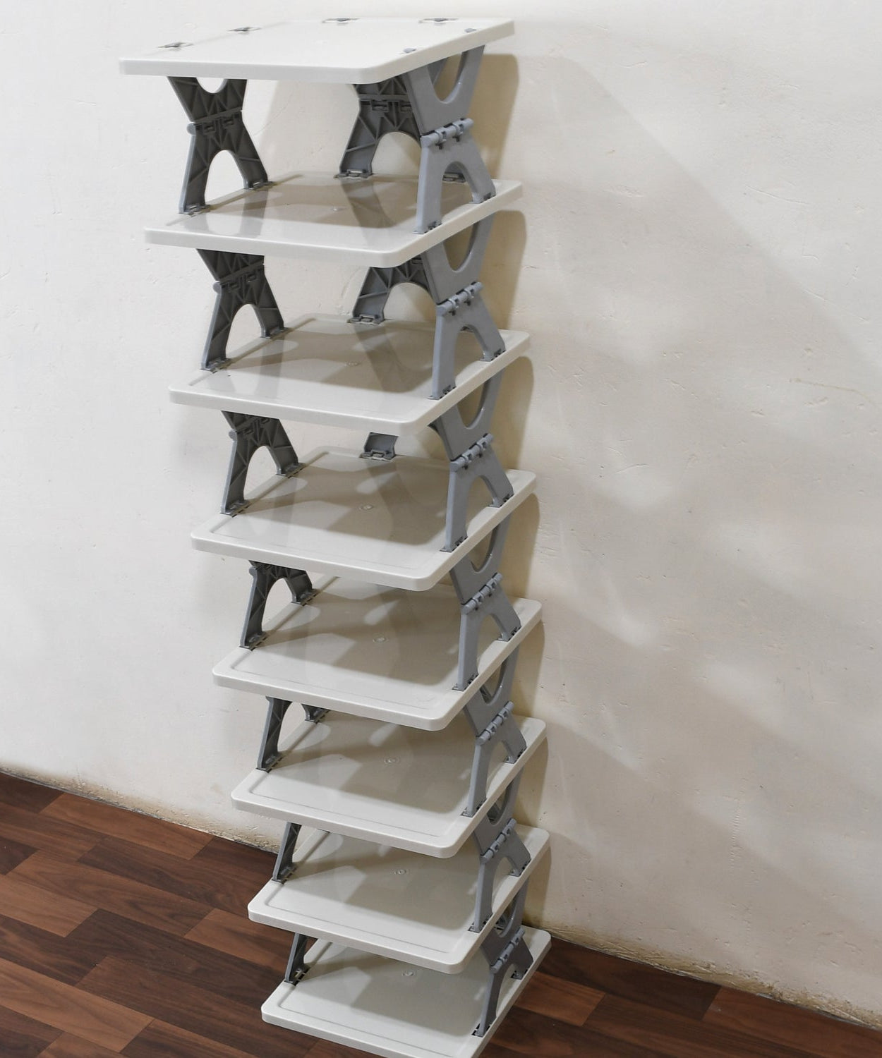 8-layer shoe organizer, perfect for entryway storage