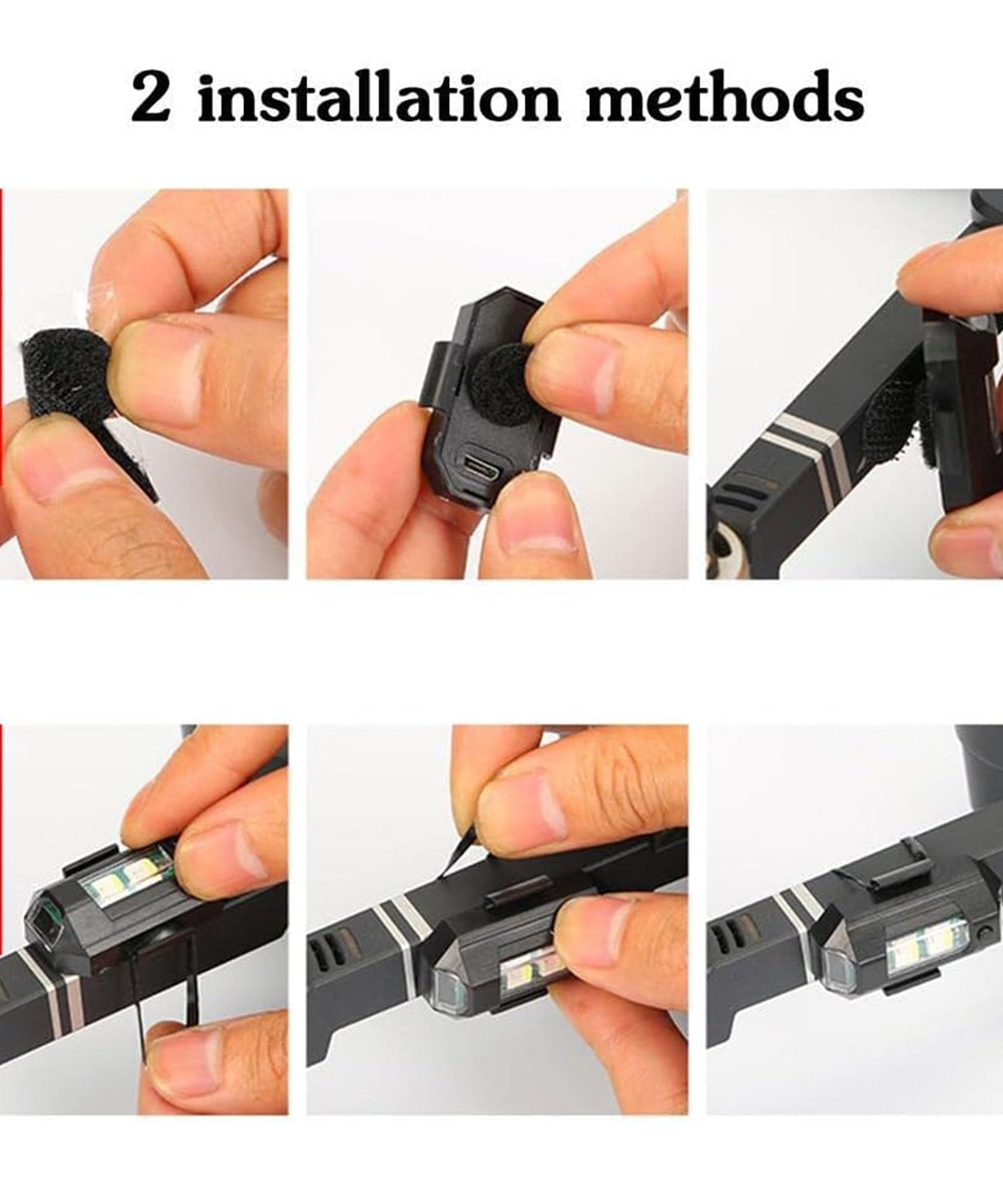 Mini LED Strobe Lights, Waterproof Lights, Lightweight RGB LED Lights Drone Strobe Lights Veicle Anti-Collision Strobe Light Bike Motocycle Lights USB Recharge  Multi-colors