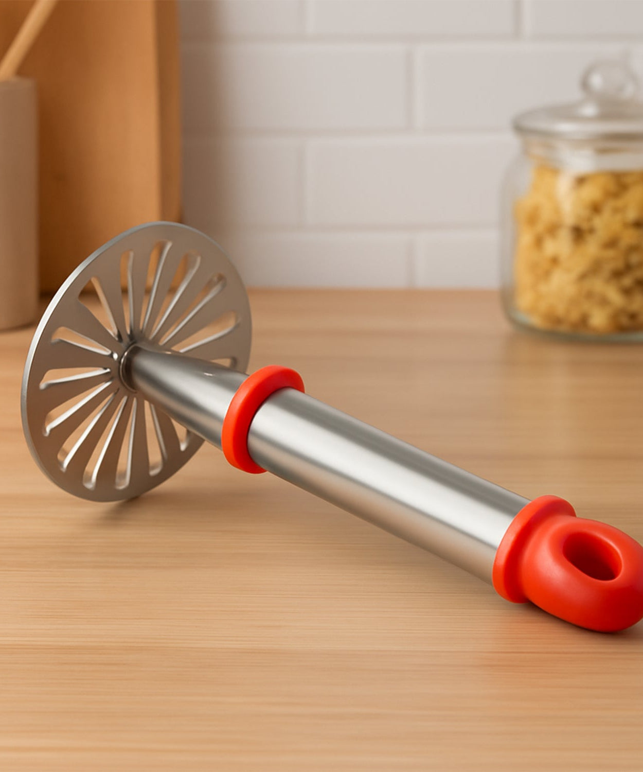 Stainless Steel Potato Masher, PauBhaji Masher