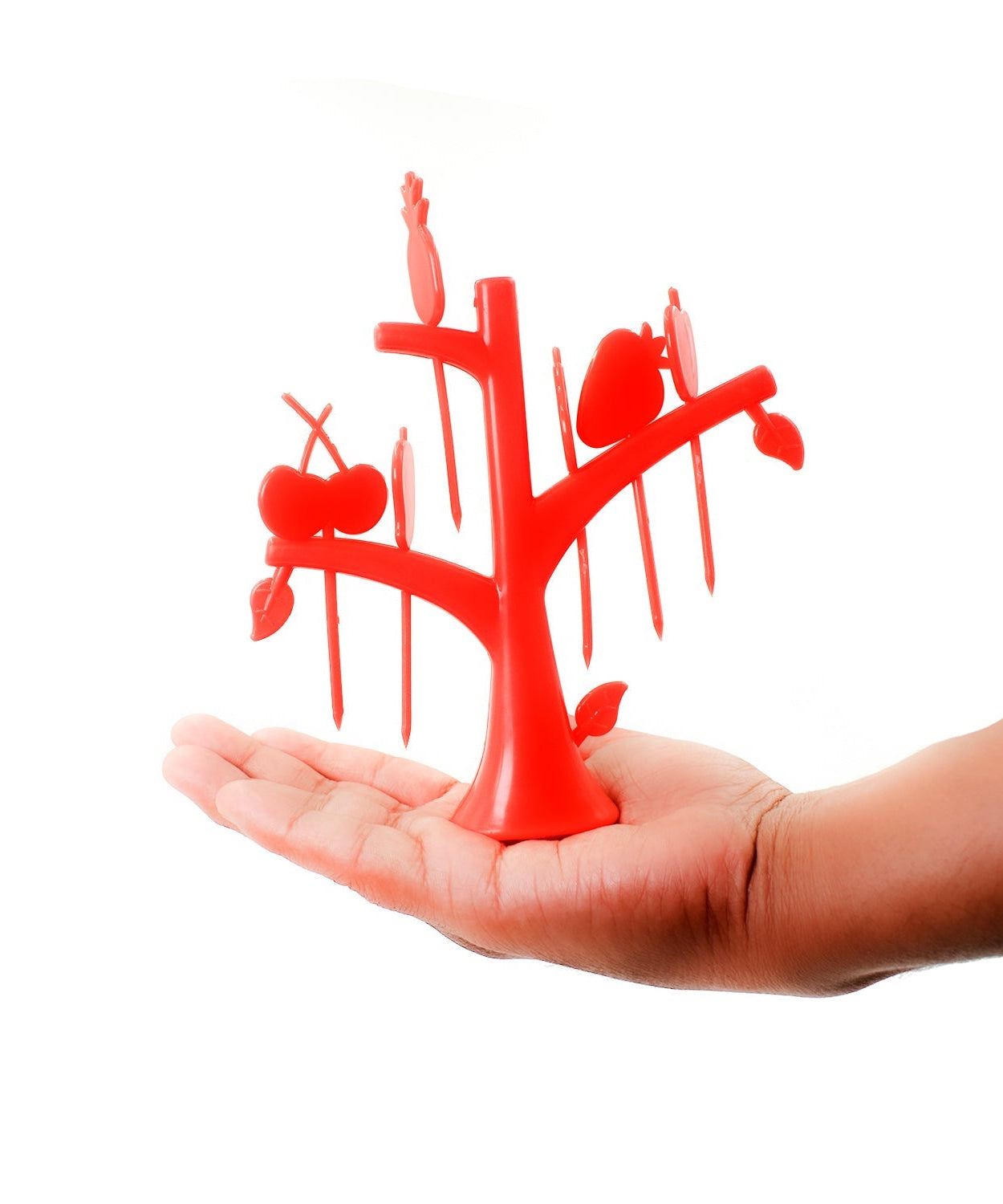 Stylish forks for easy fruit and vegetable handling