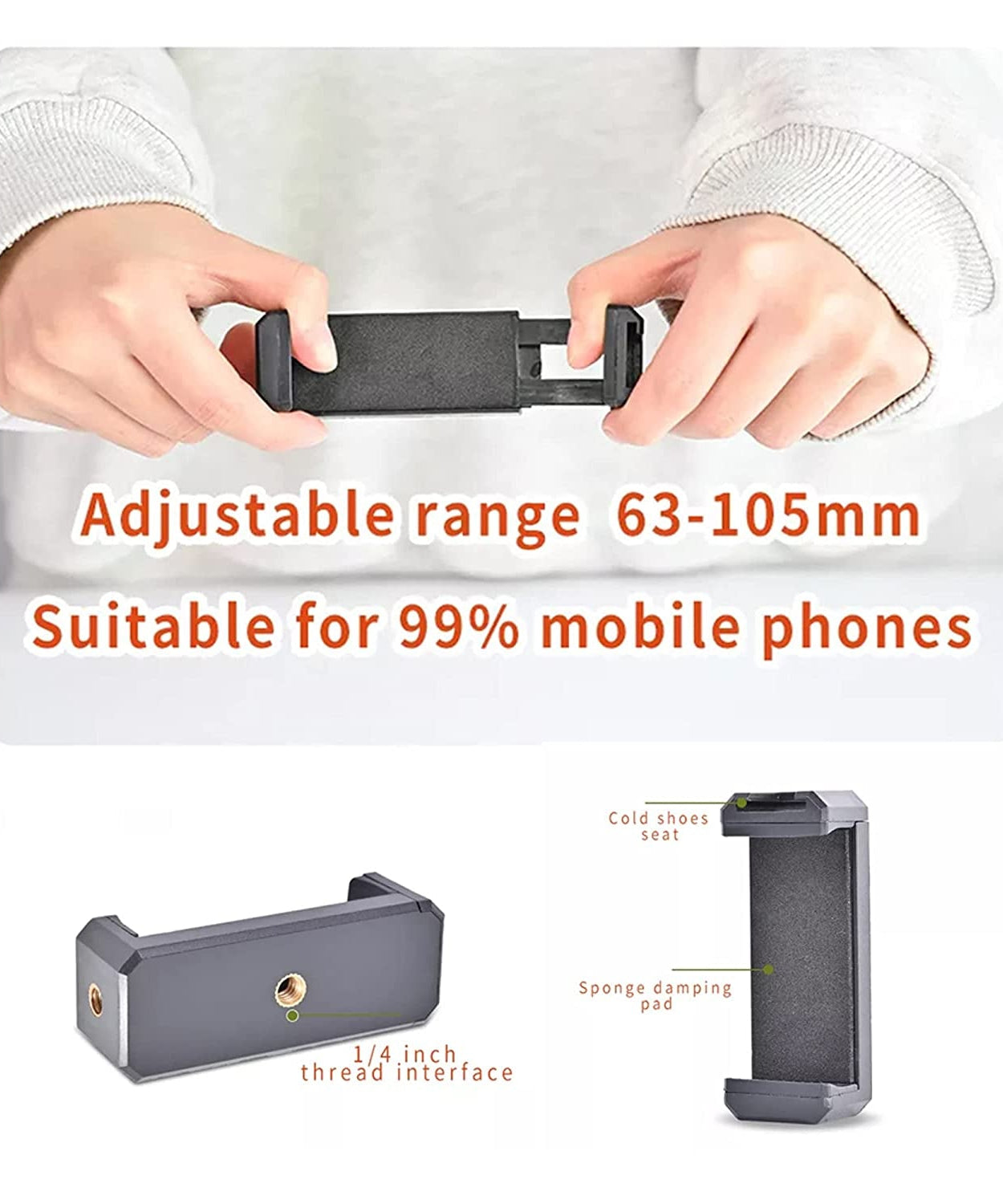 Vlogging kit with tripod and light setup