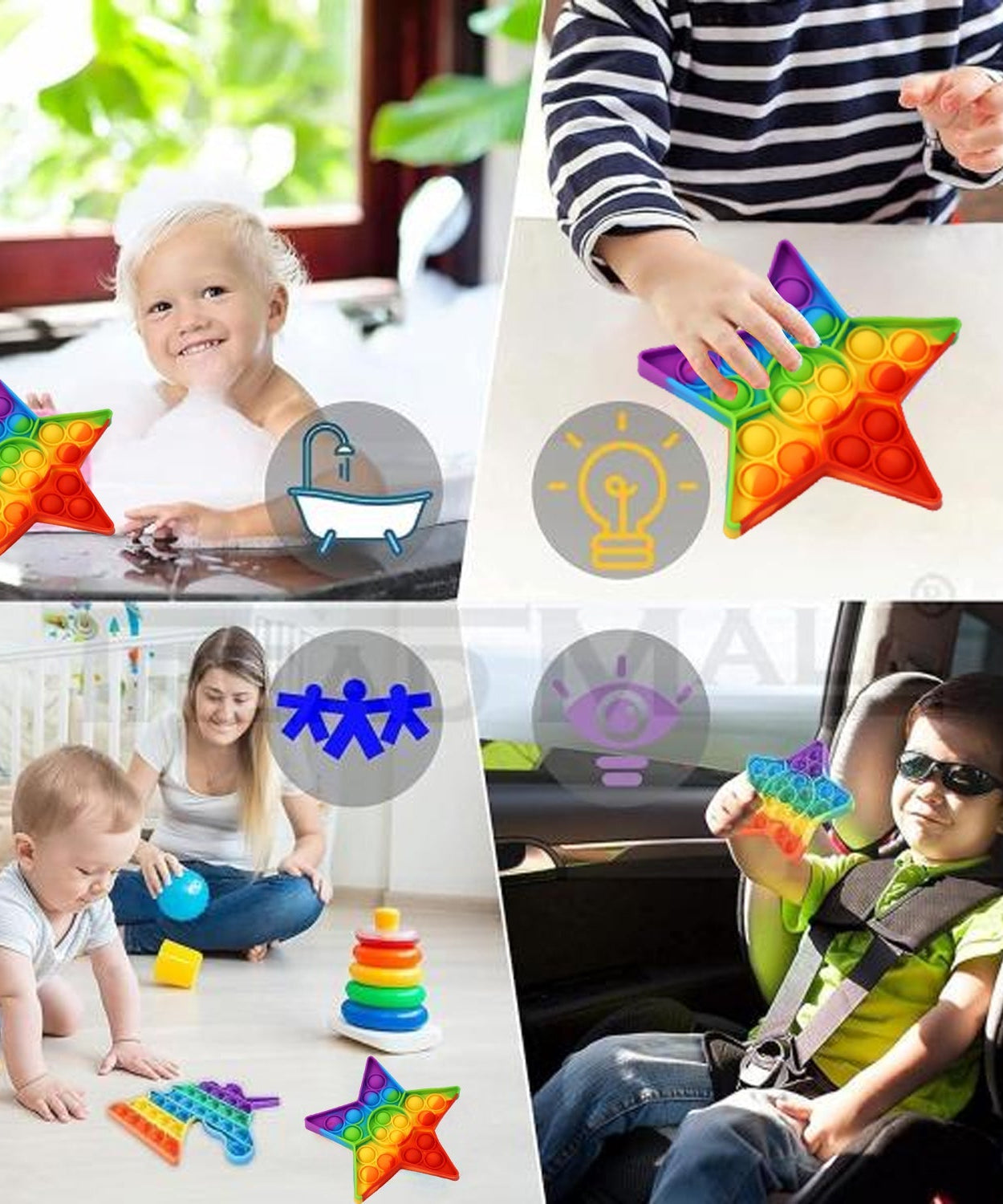 Bubble  toy for stress relief and sensory fun