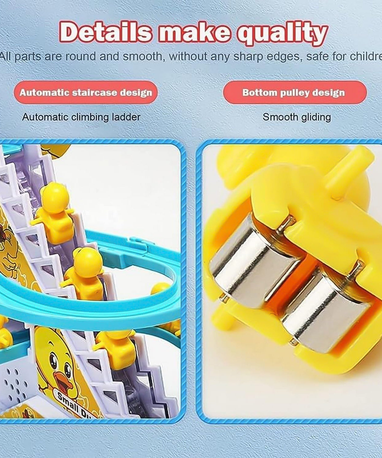 Duckie Dash Music & Light Track Toy