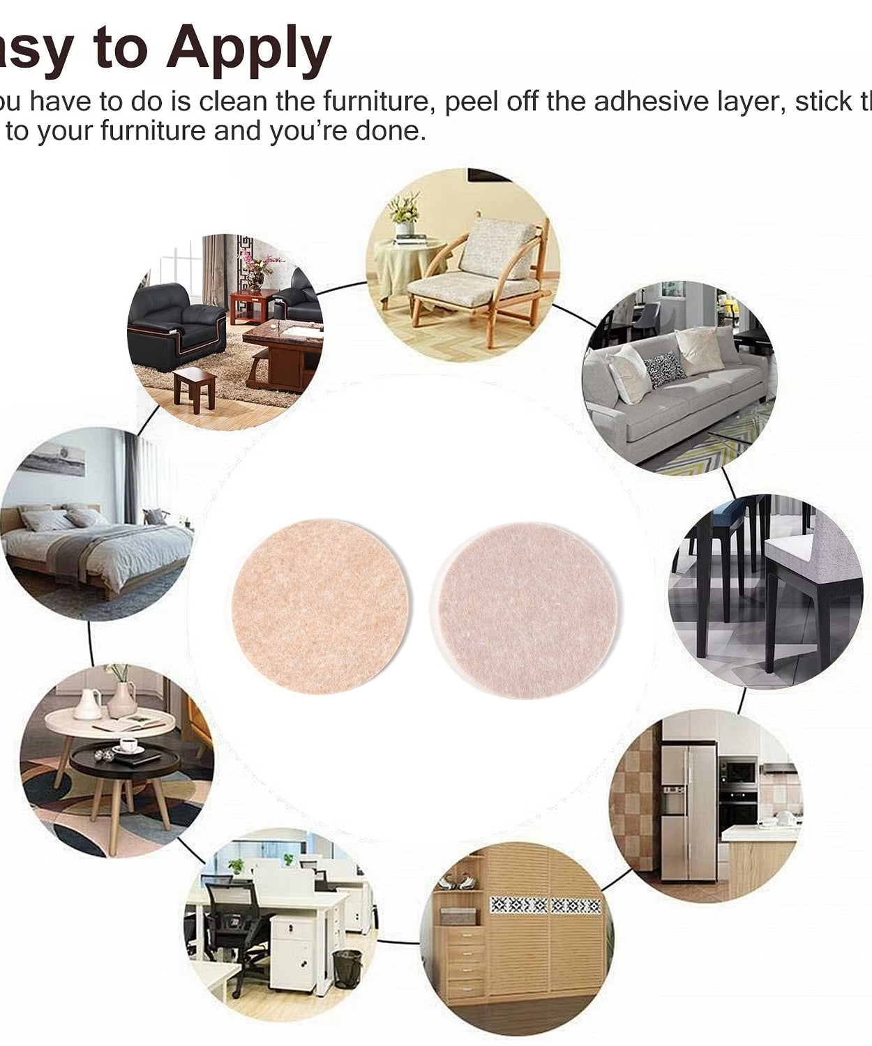 Round cork coasters for DIY projects