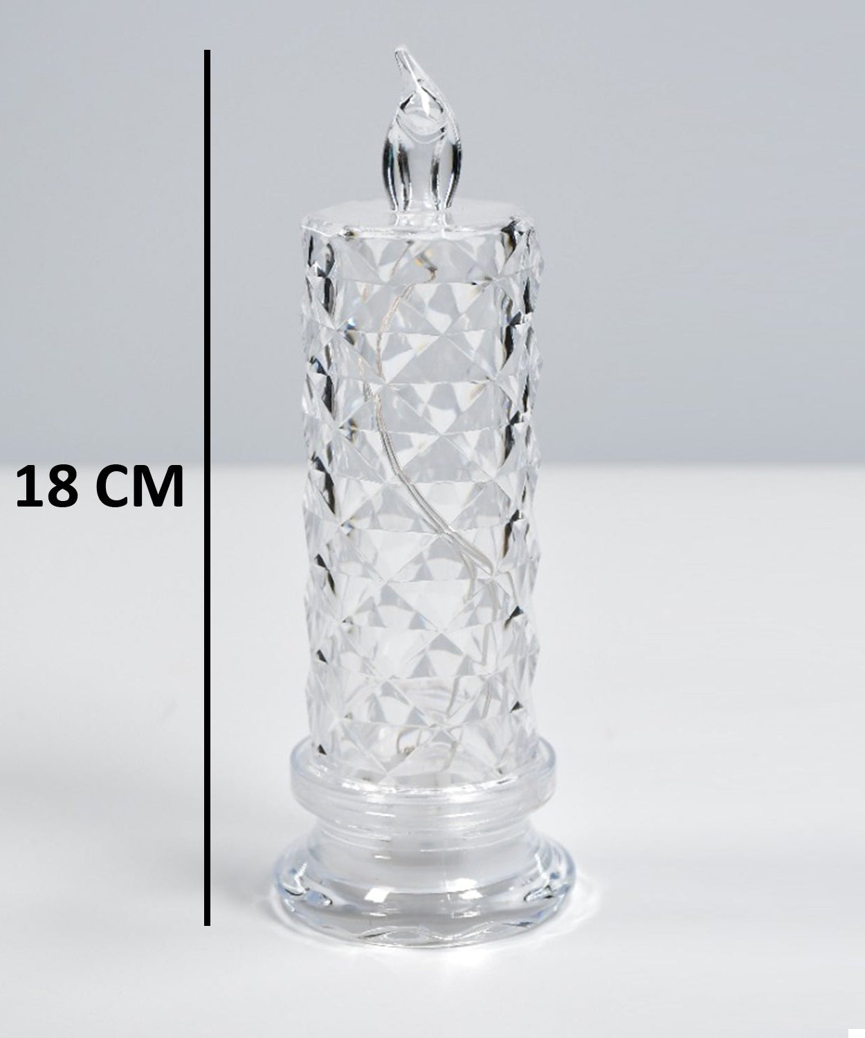 Crystal rose candles for elegant lighting
