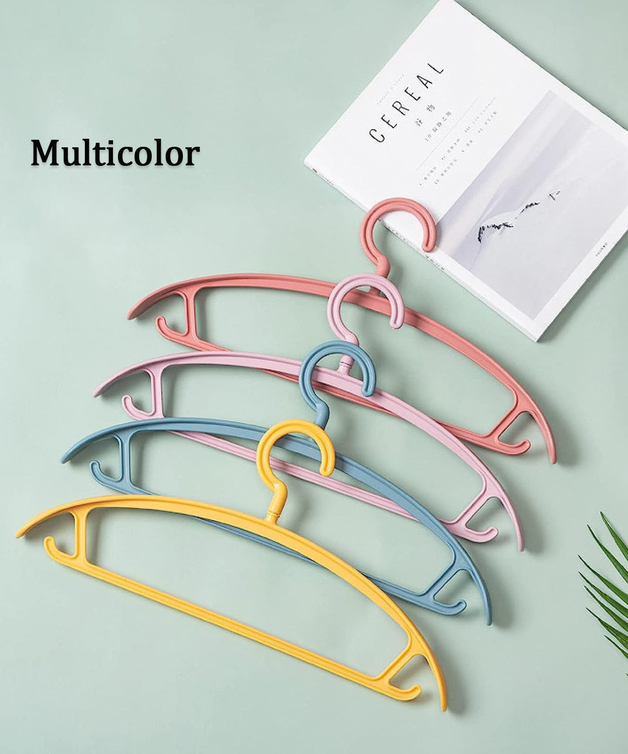 Space-saving hangers for wardrobe