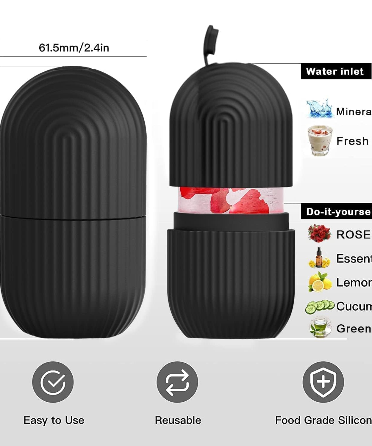 Ice roller for face swelling and puffiness