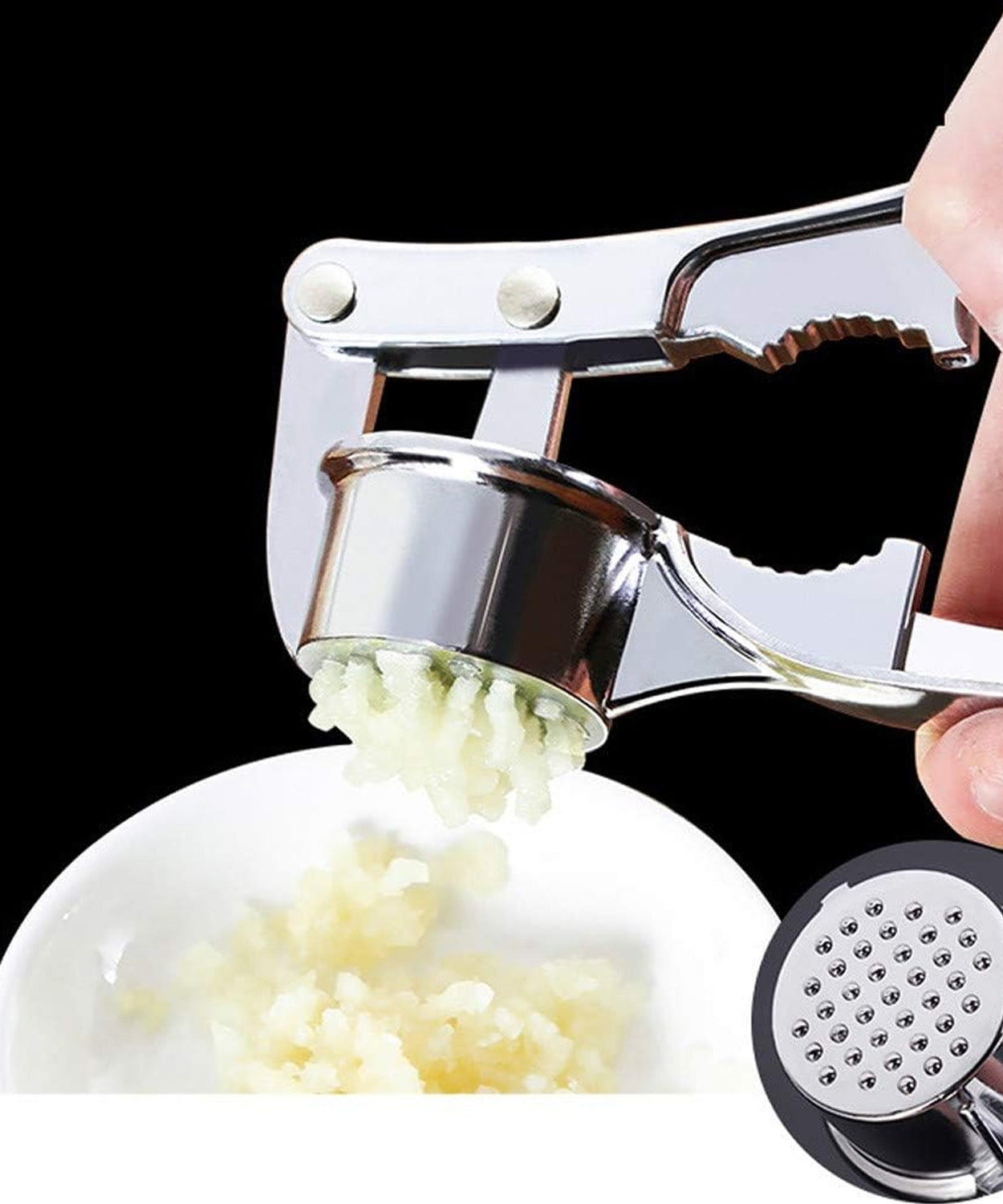 2 in1 Garlic Masher Premium Garlic Press & Walnut Cracker Opener (1 Pc)
