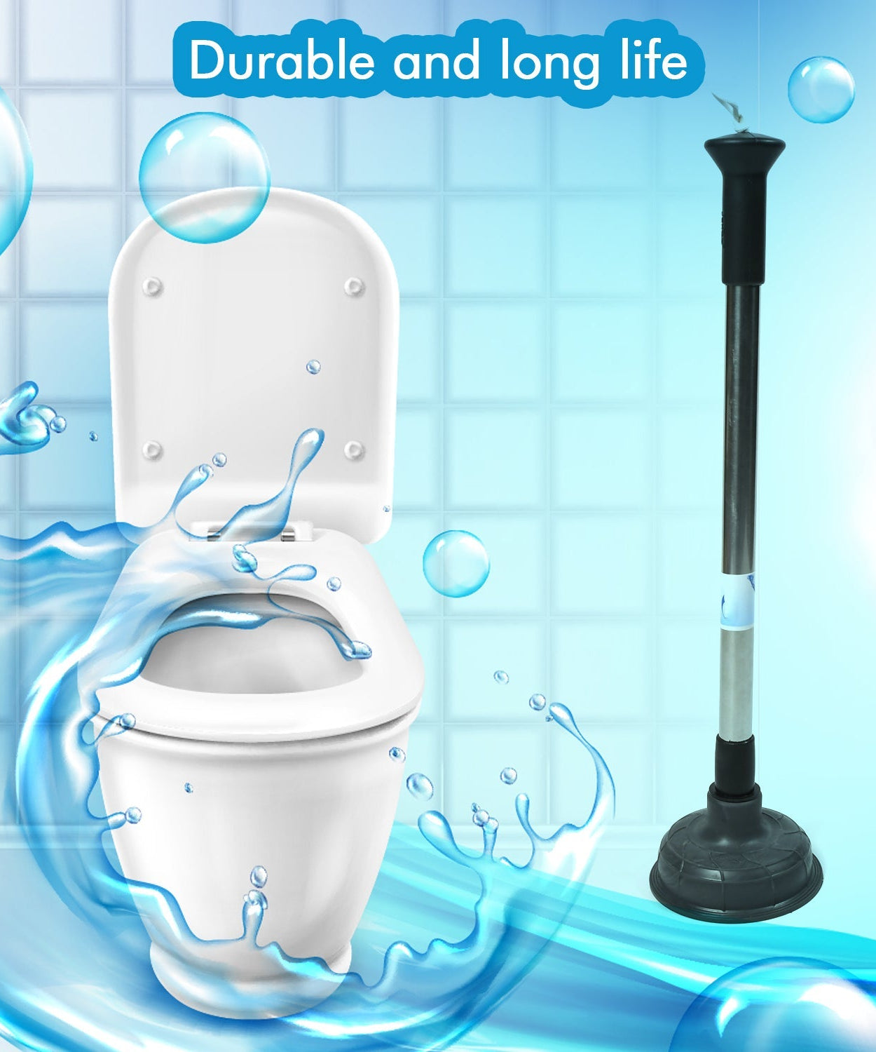 Drain cleaning pump for sinks