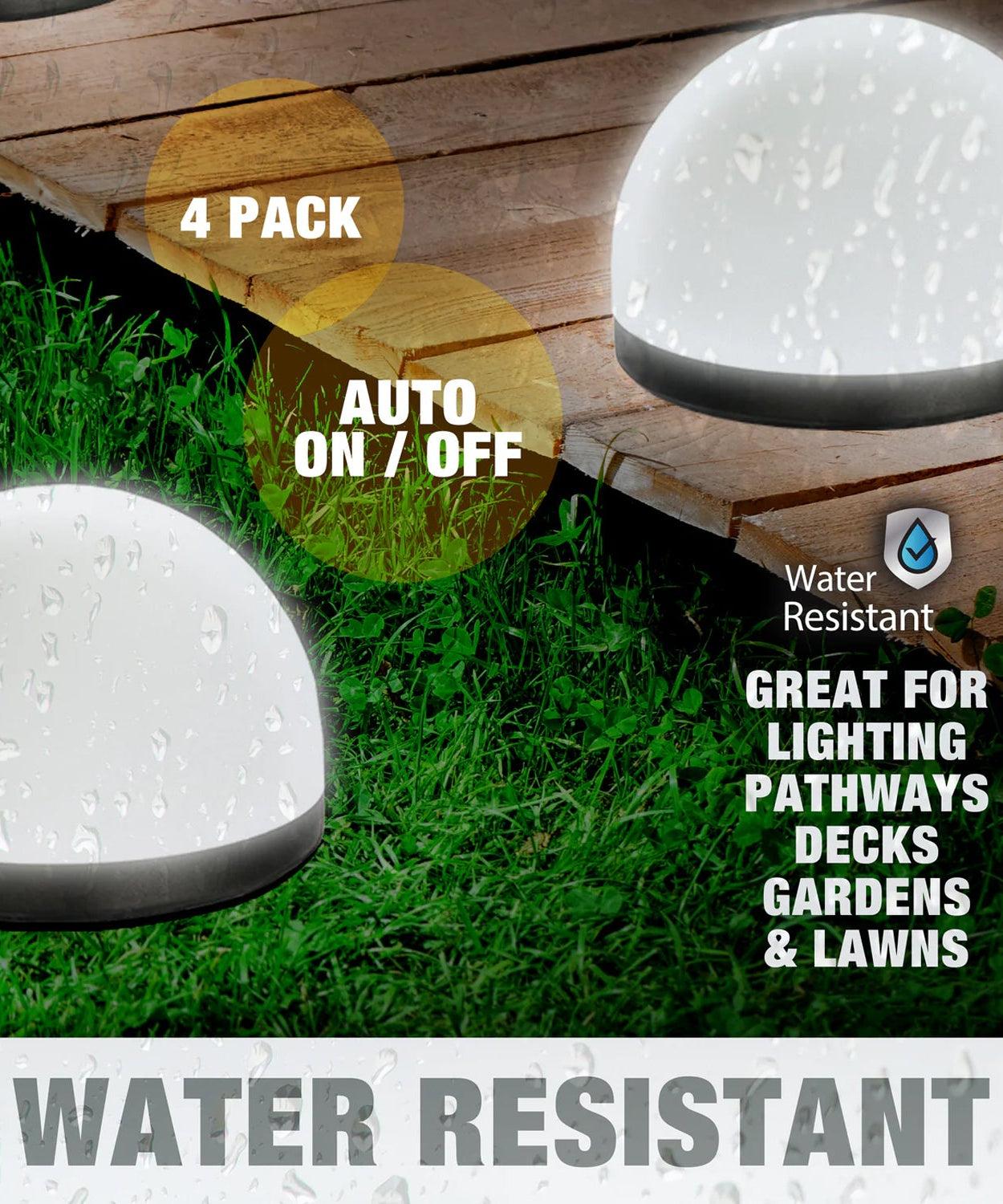 Solar Nest Outdoor Dome Lights