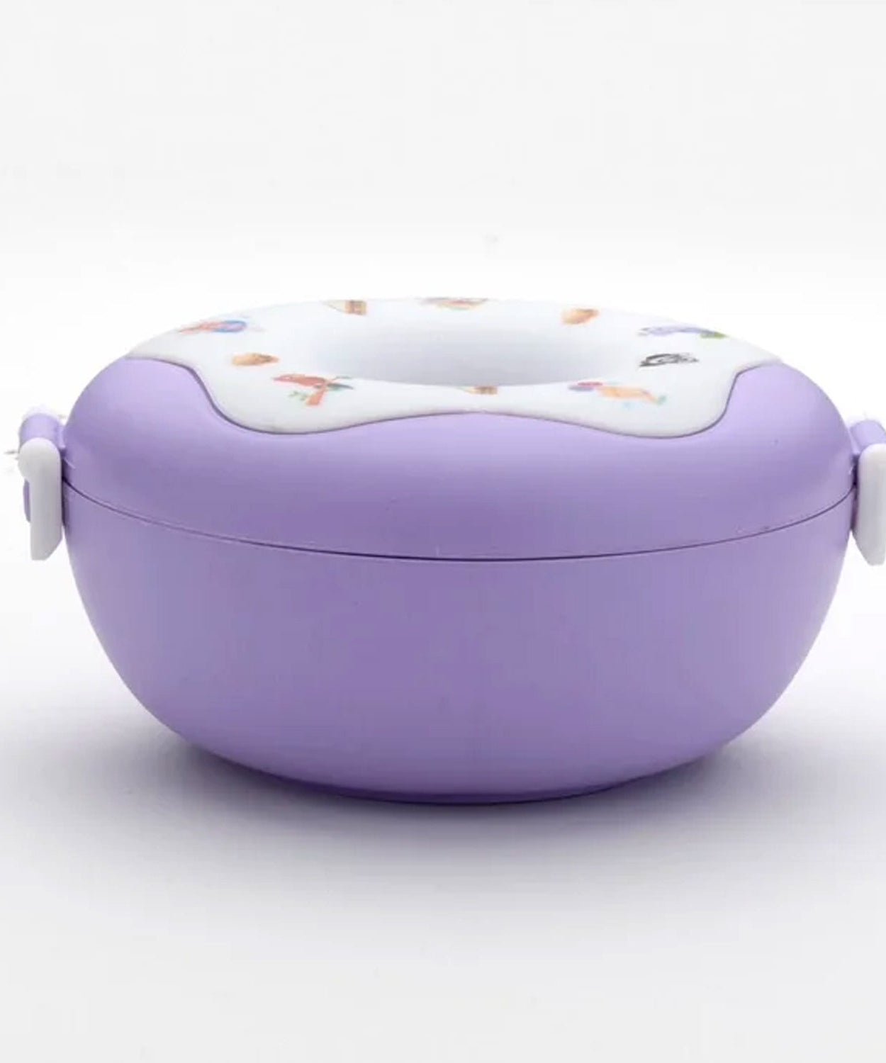 Triple Compartment Donut-Shaped Insulated Lunch Box