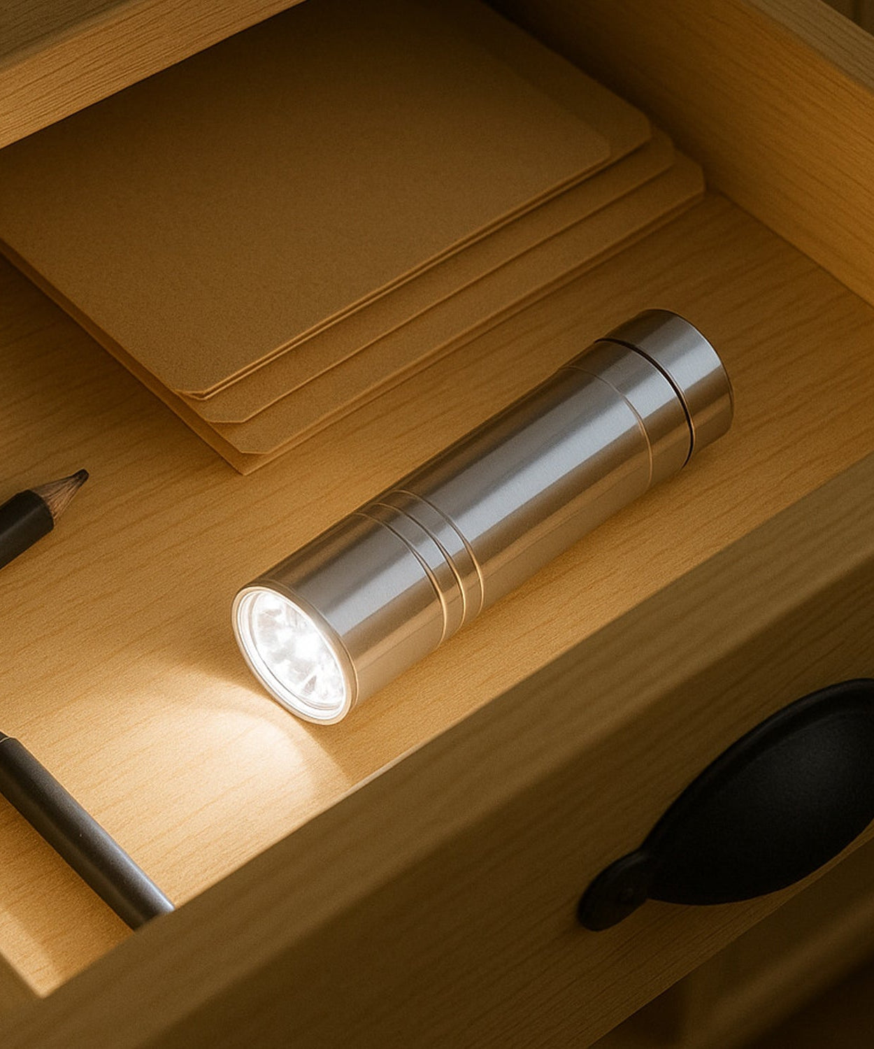 Portable Mini Torch / Flashlight LED Powerful High Lumens Pen Light Easy To Carry, Portable Pocket Compact Torch for Emergency 3 Battery operated (Battery not included / 1 pc)