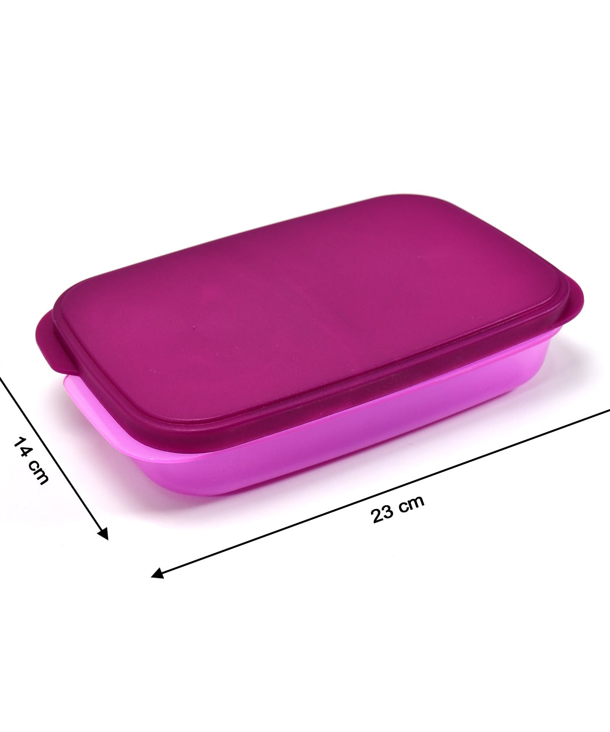 Stylish lunch box with bright colors for kids and adults.