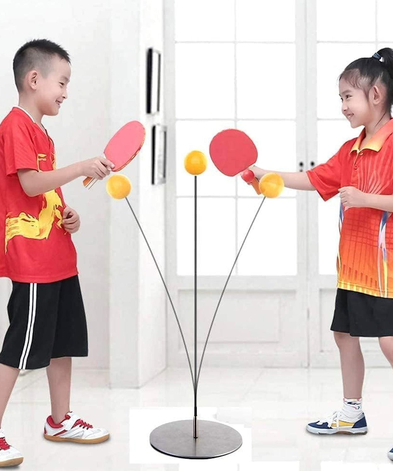 Portable Wiff Waff Rebound Table Tennis Trainer Set (1 Set)