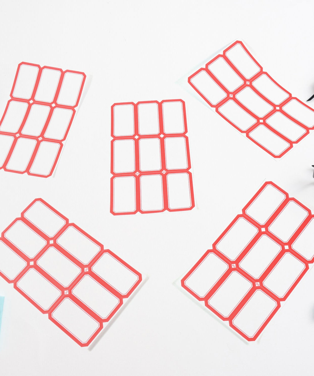 Note Tag Blank Sticker Labels