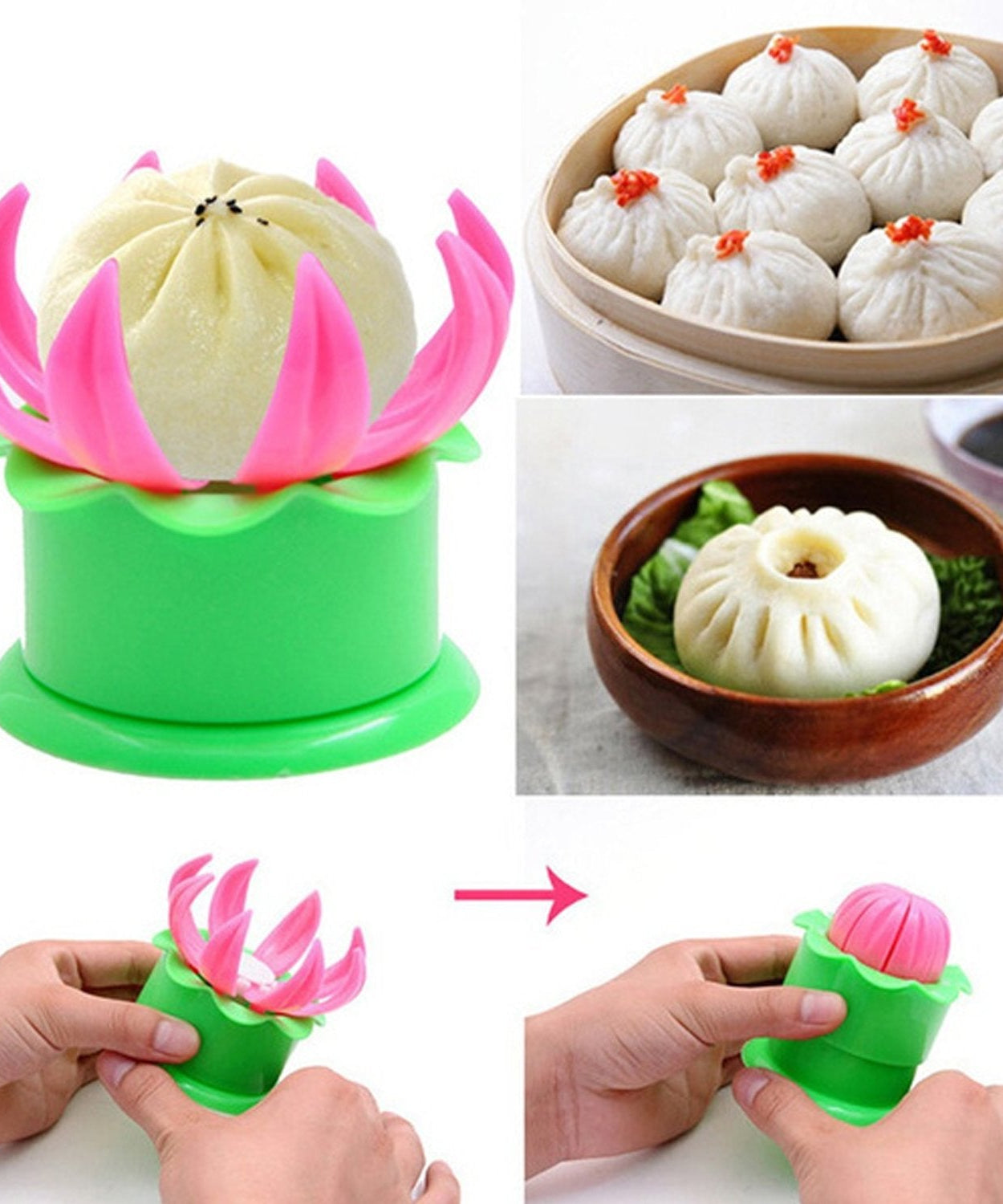 Momos maker set with filling spoon for kitchen use.