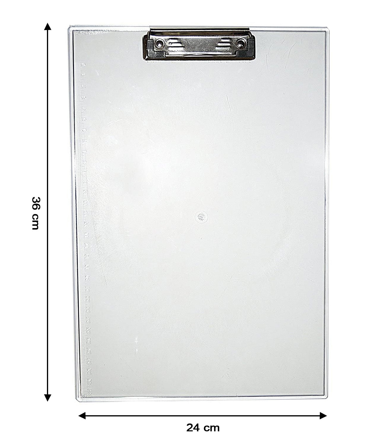 Flexible exam pad with centimeter measurement