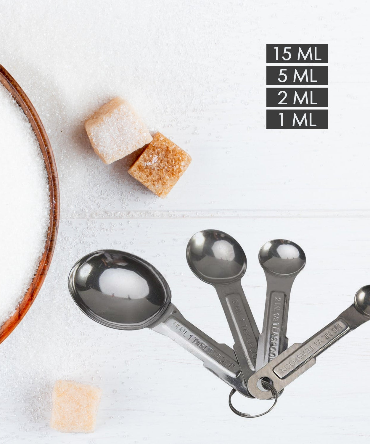 Kitchen measuring spoon set anti-rust