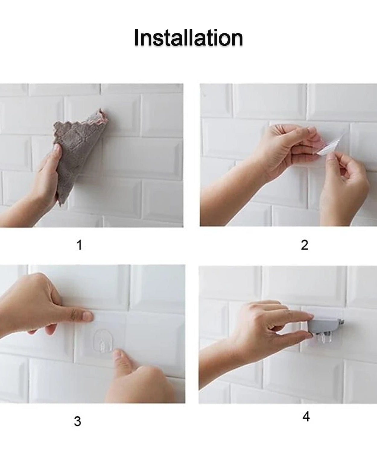 Punch-Free Wall Hanging Knife Holder – Kitchen Storage Rack (1 Pc)