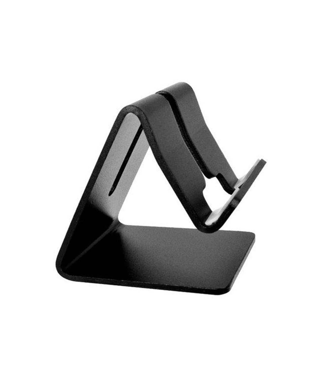 Lightweight metal stand for phones.