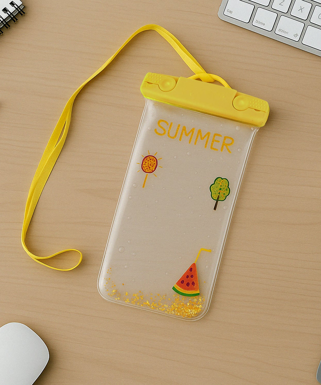 Waterproof Phone Pouch with Belt for All Android & iPhone Models (Mix Color)