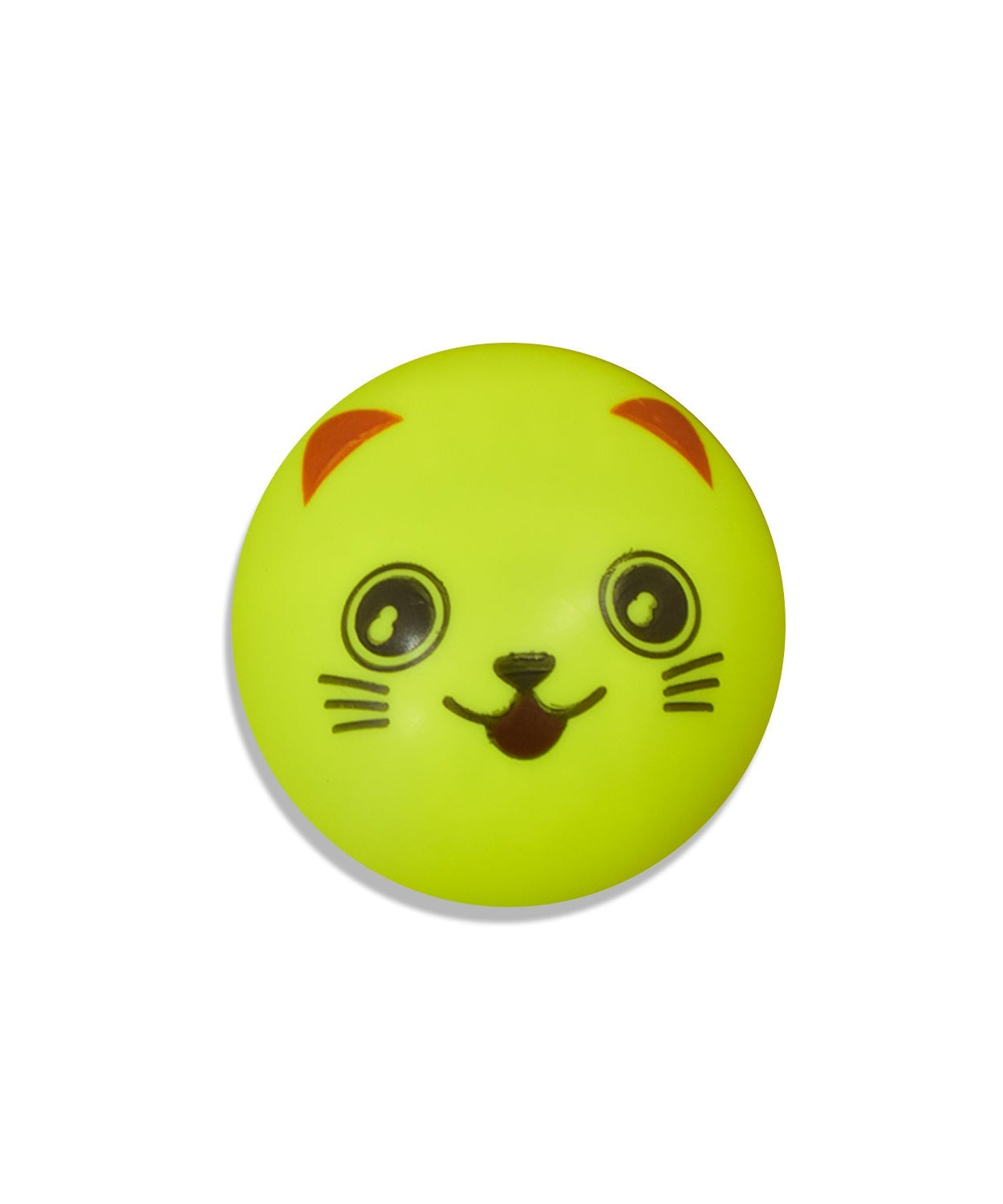 Pull back smiley face toy