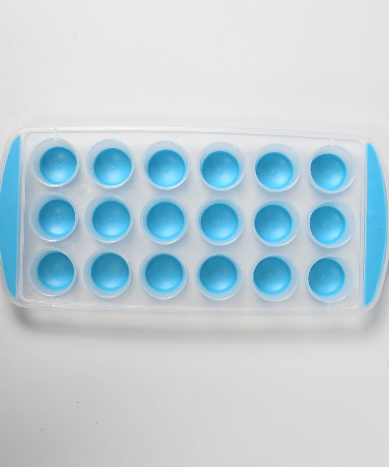 Smart Push  Out Round  Shape Mini Ice Cube Trays with Flexible Silicone Bottom | Round Shape Silicone Chocolate Mold Maker Ice Cube Tray Freeze Mold