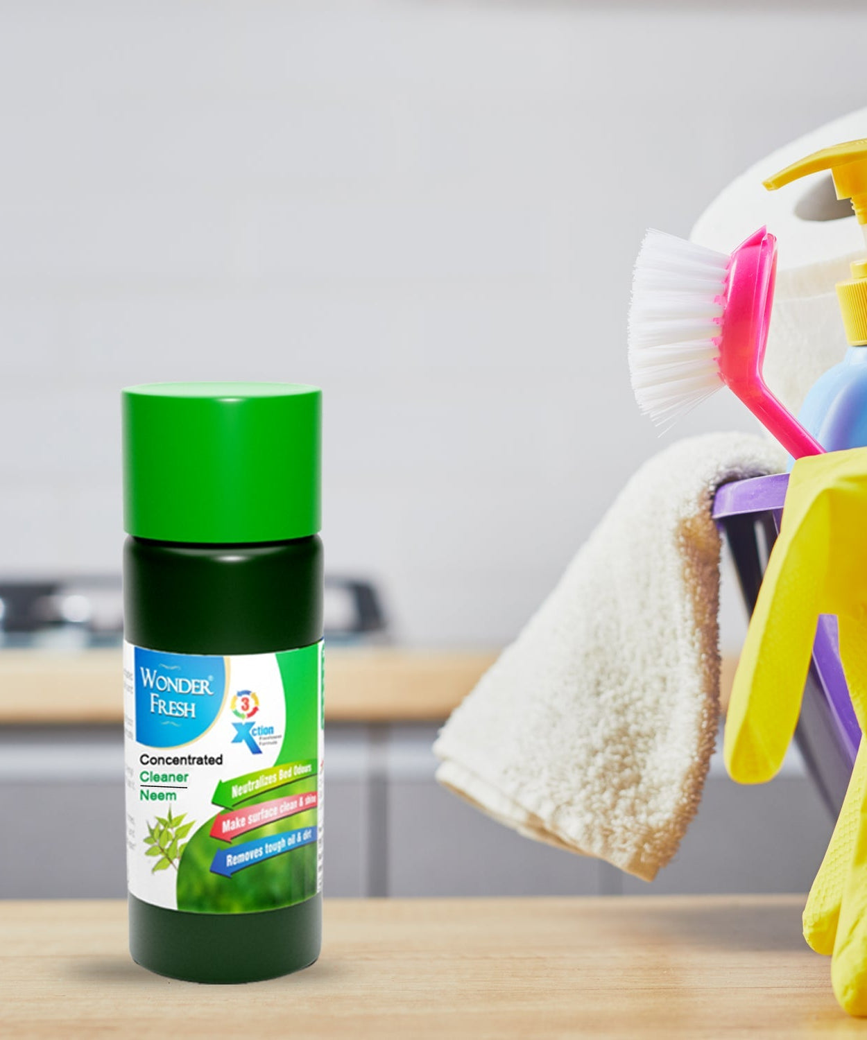 Mop floor cleaner liquid, disinfectant and insect repellent