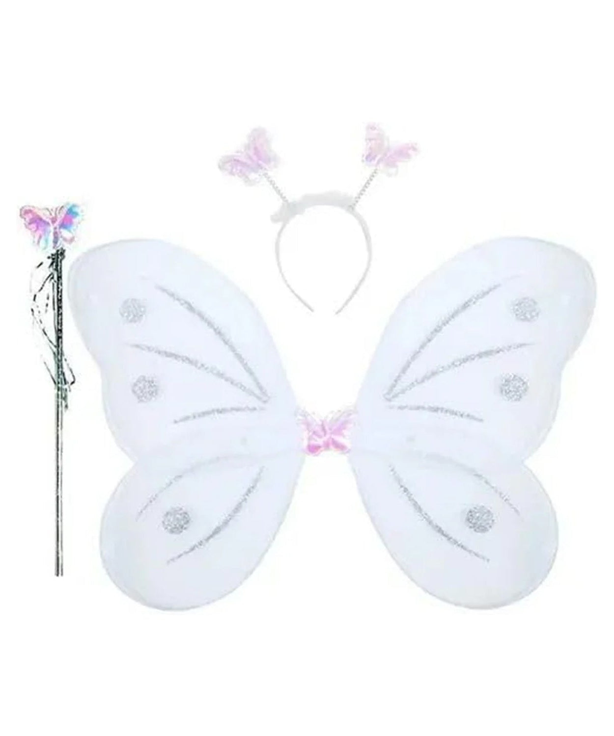 Multi-color butterfly wings costume for baby girls, party wear