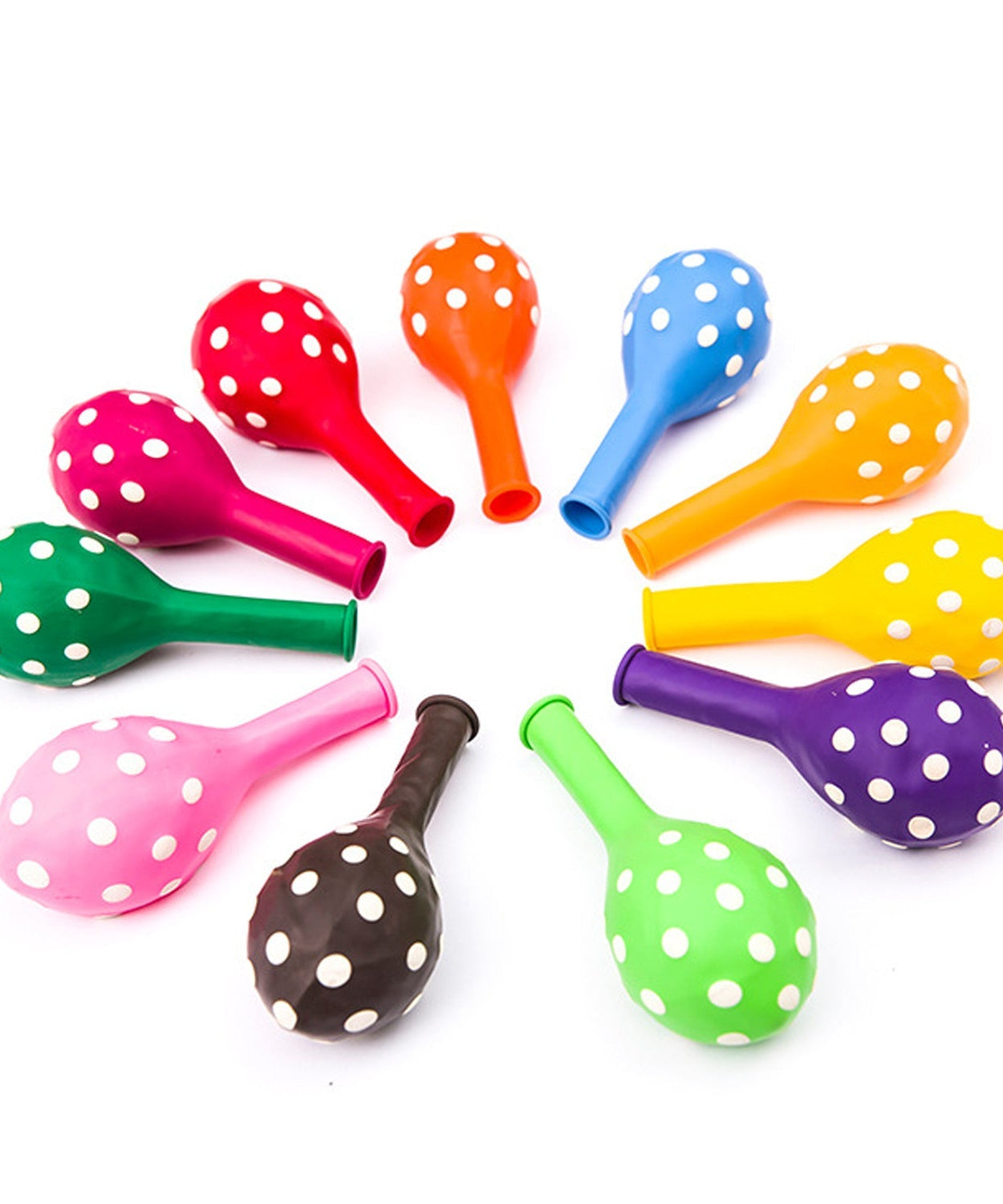 Assorted balloons in a pack of 100, perfect for party decorations.