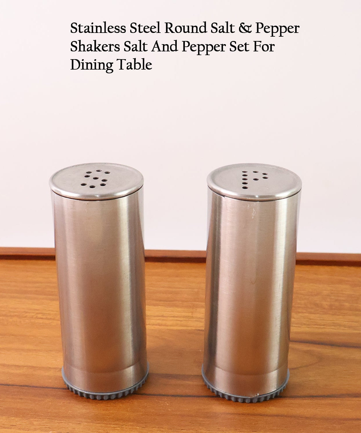 Supermom Stainless Steel Salt and Pepper Shaker Set (2 Pc)