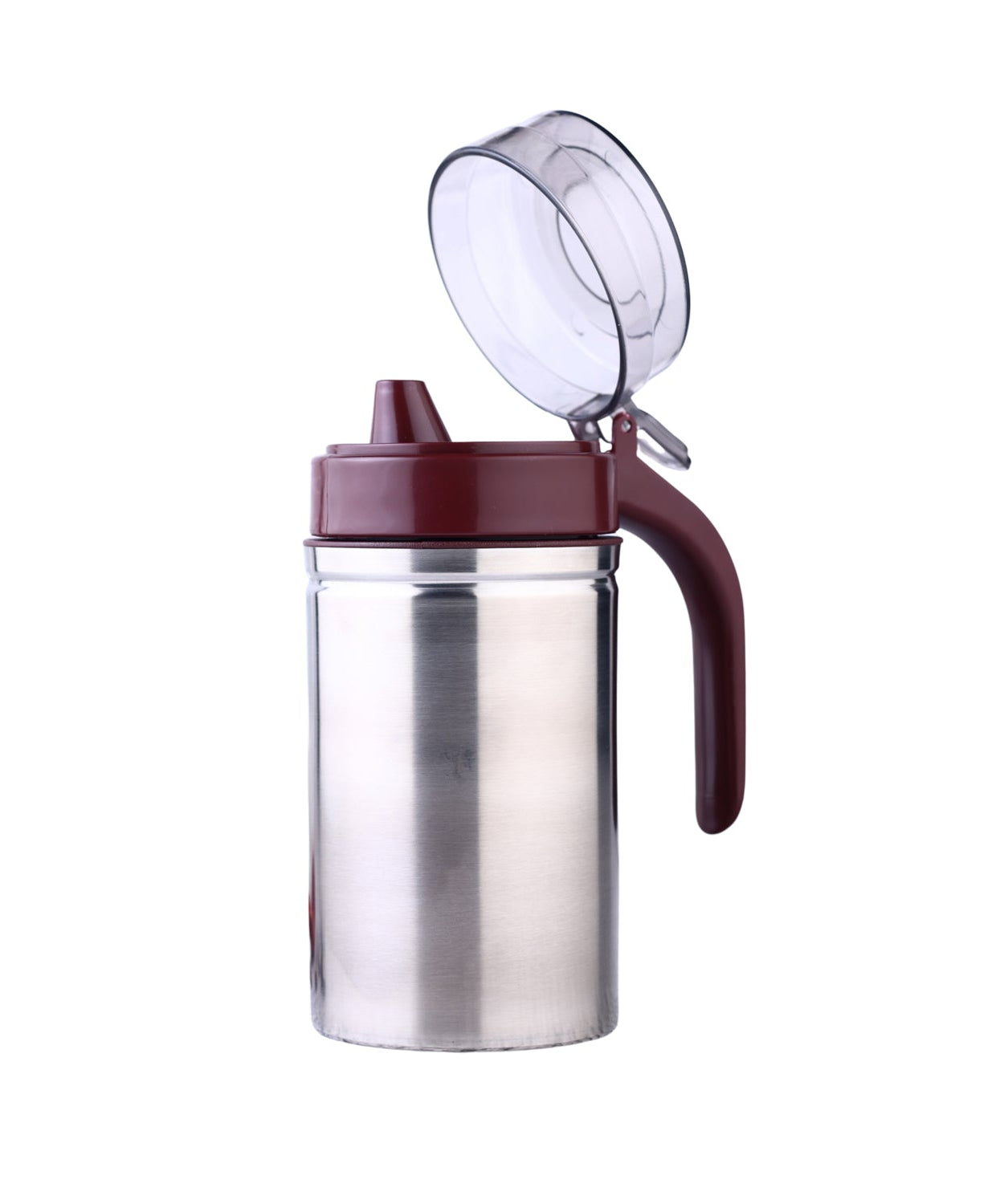 500ml oil dispenser container with stainless steel design