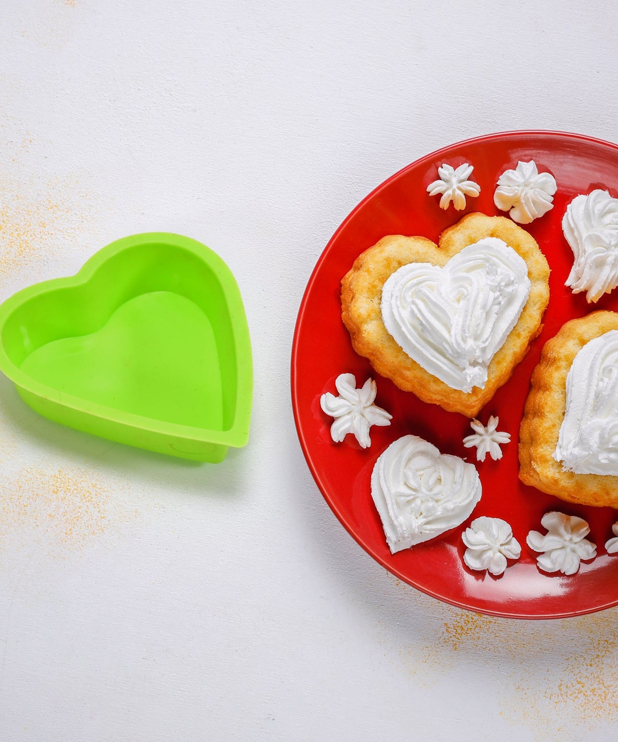 Silicone cake liners, variety of shapes, set