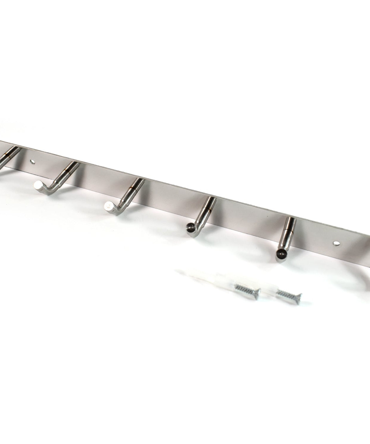 Stainless Steel Wall Mounted Coat 6 Hook Rack (32x3 / 1Pc)