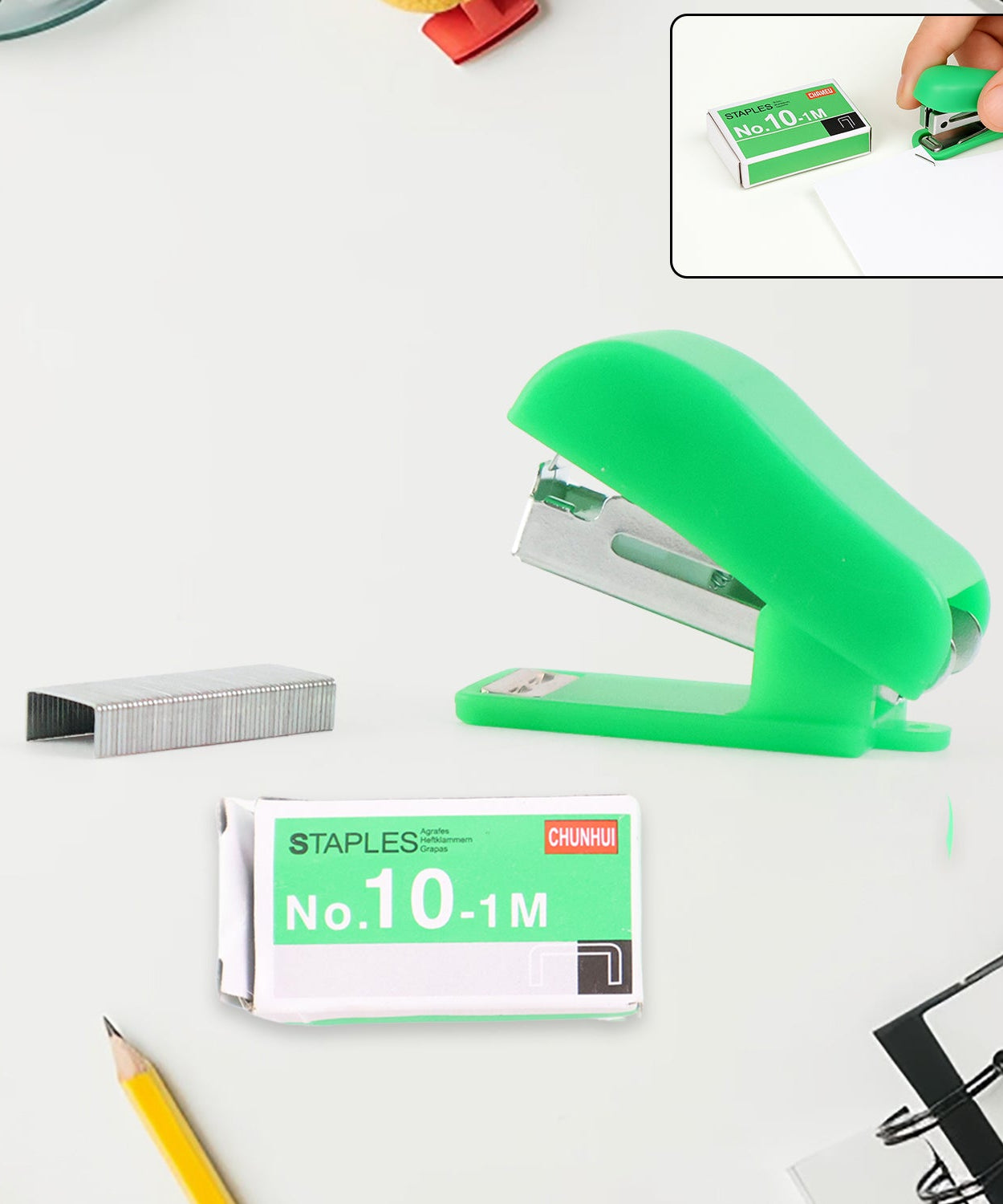 Mini Office Stapler Set