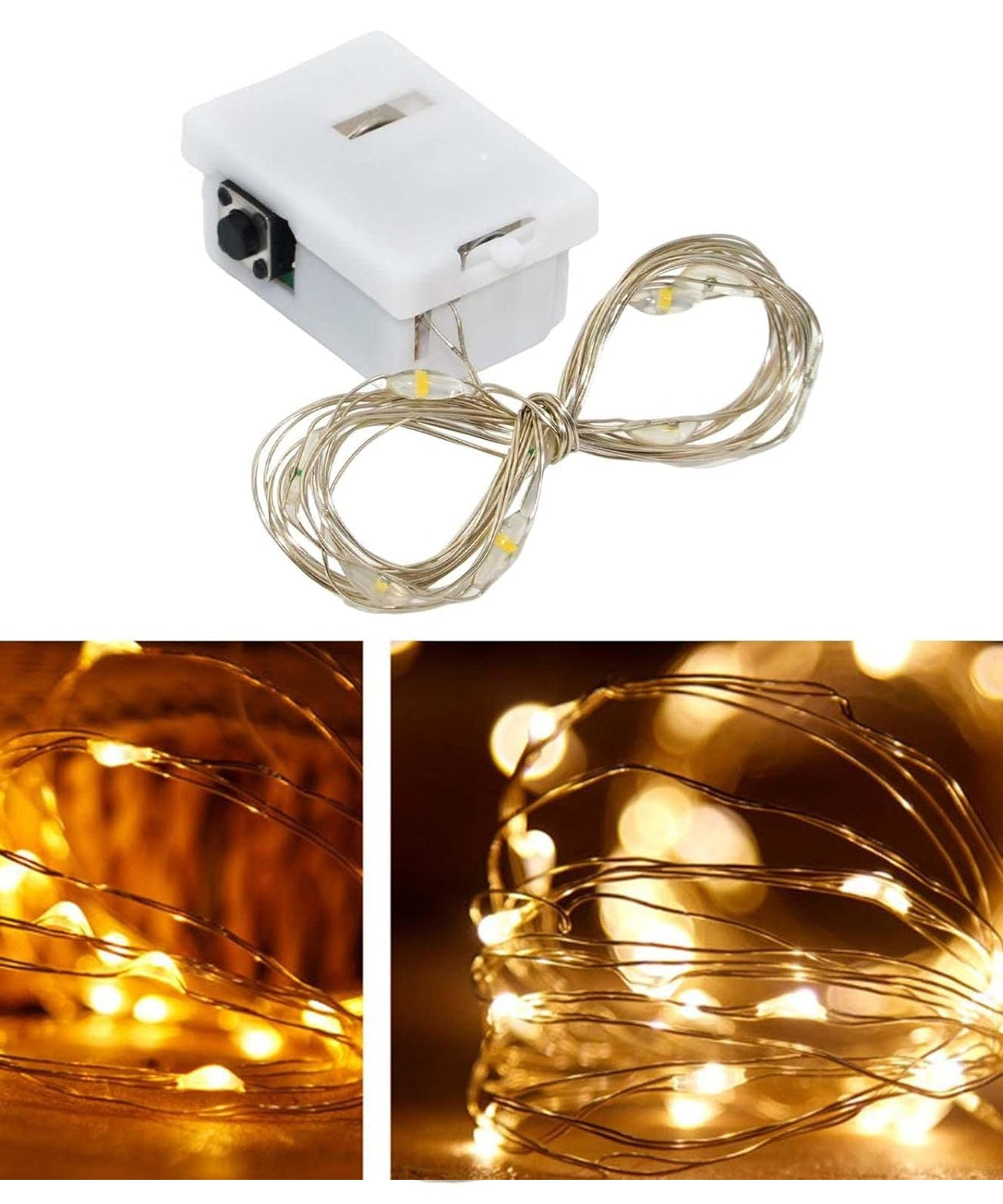 Fairy Lights Multi LED String Light, Mini Battery Operated (1 Pc)
