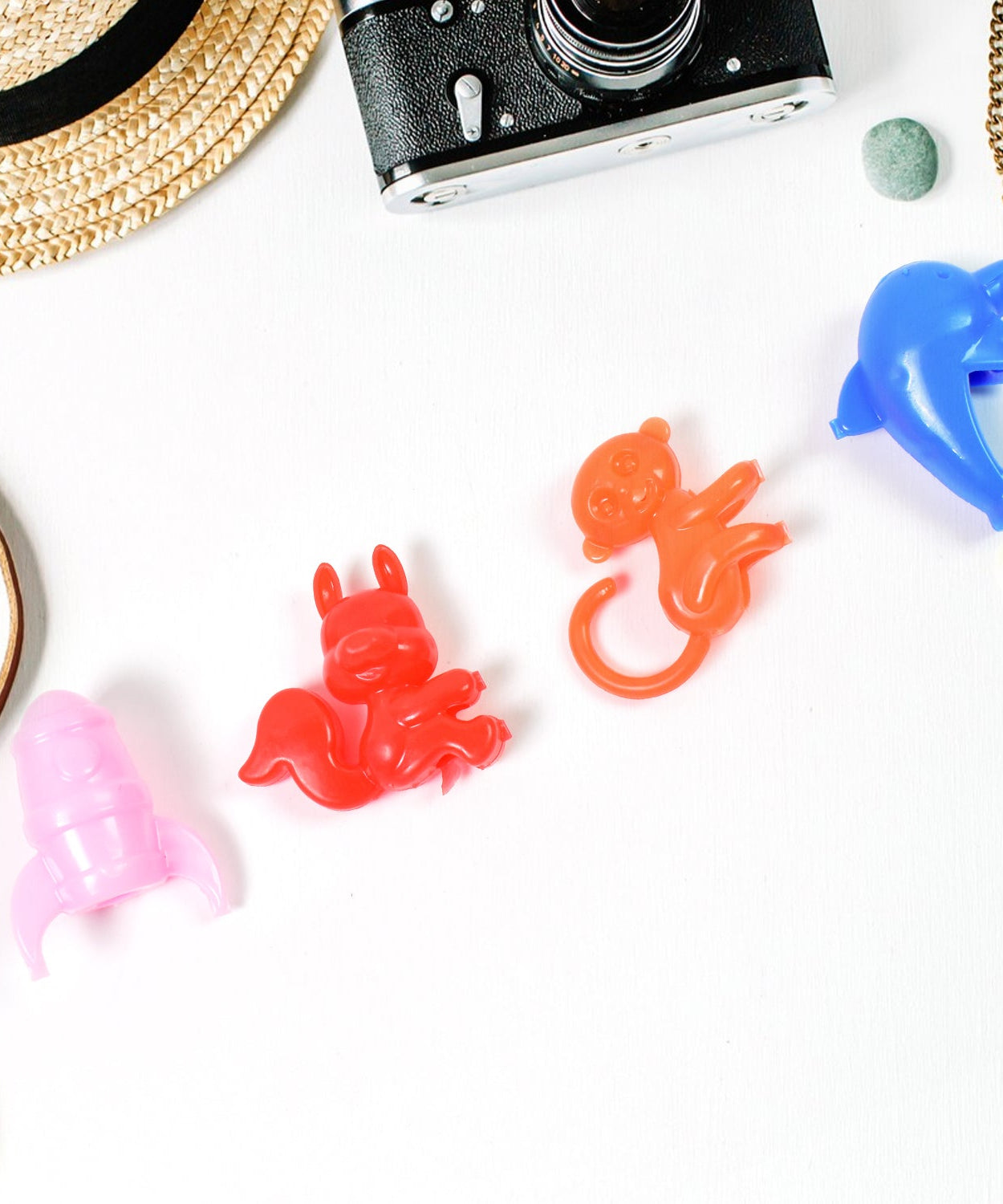 Mix Character, Monkey, Fish, Cat Pencil Top Promotional toys (1 Pc / Mix Colour & Design)