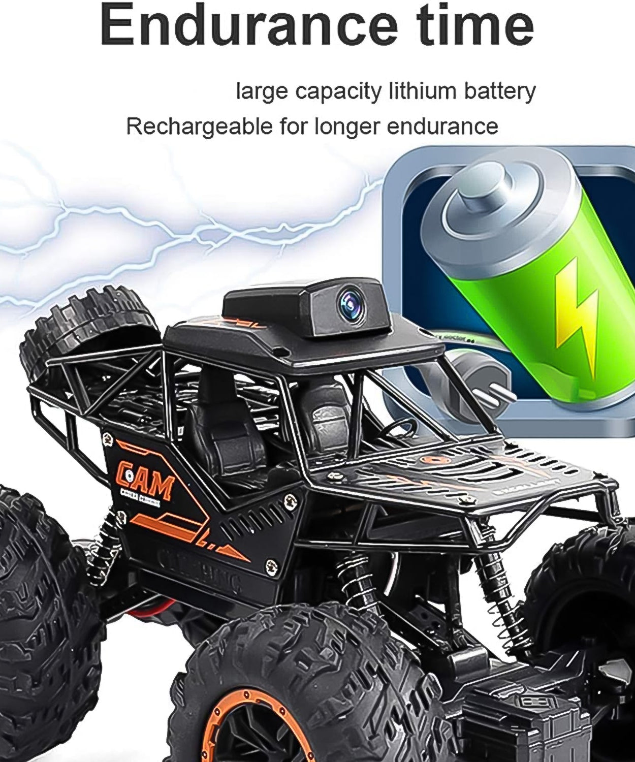 Remote Control Off-Road Truck with HD Camera