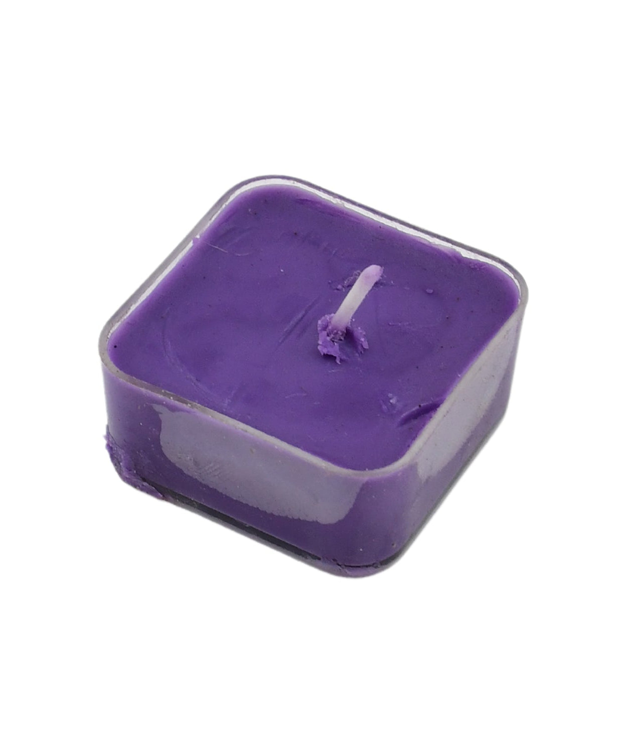 Smokeless Scented Acrylic Lavender Tealight Candles | Scented Acrylic Tealight Candle Set of 1 for Home Decoration and Celebrations | Long Burning Time Candle, Diwali (1 Pc / Mix Color)