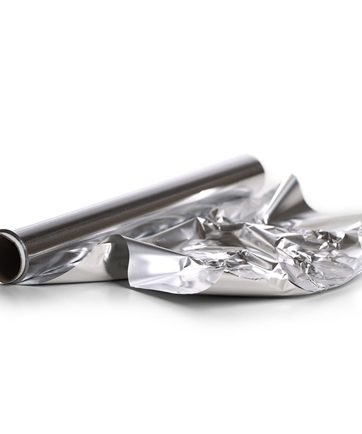 Roll of heavy duty aluminum foil, thick and non-stick