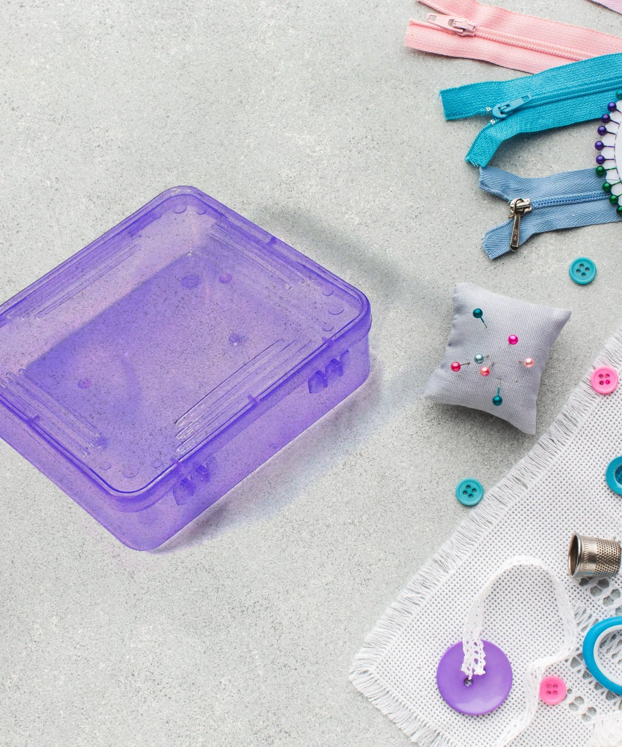 Plastic storage container for organizing and storing items