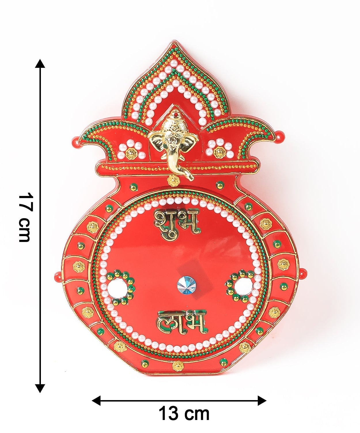 Decorative Kalash Wall Hanging with Shubh Labh (1 Pc)