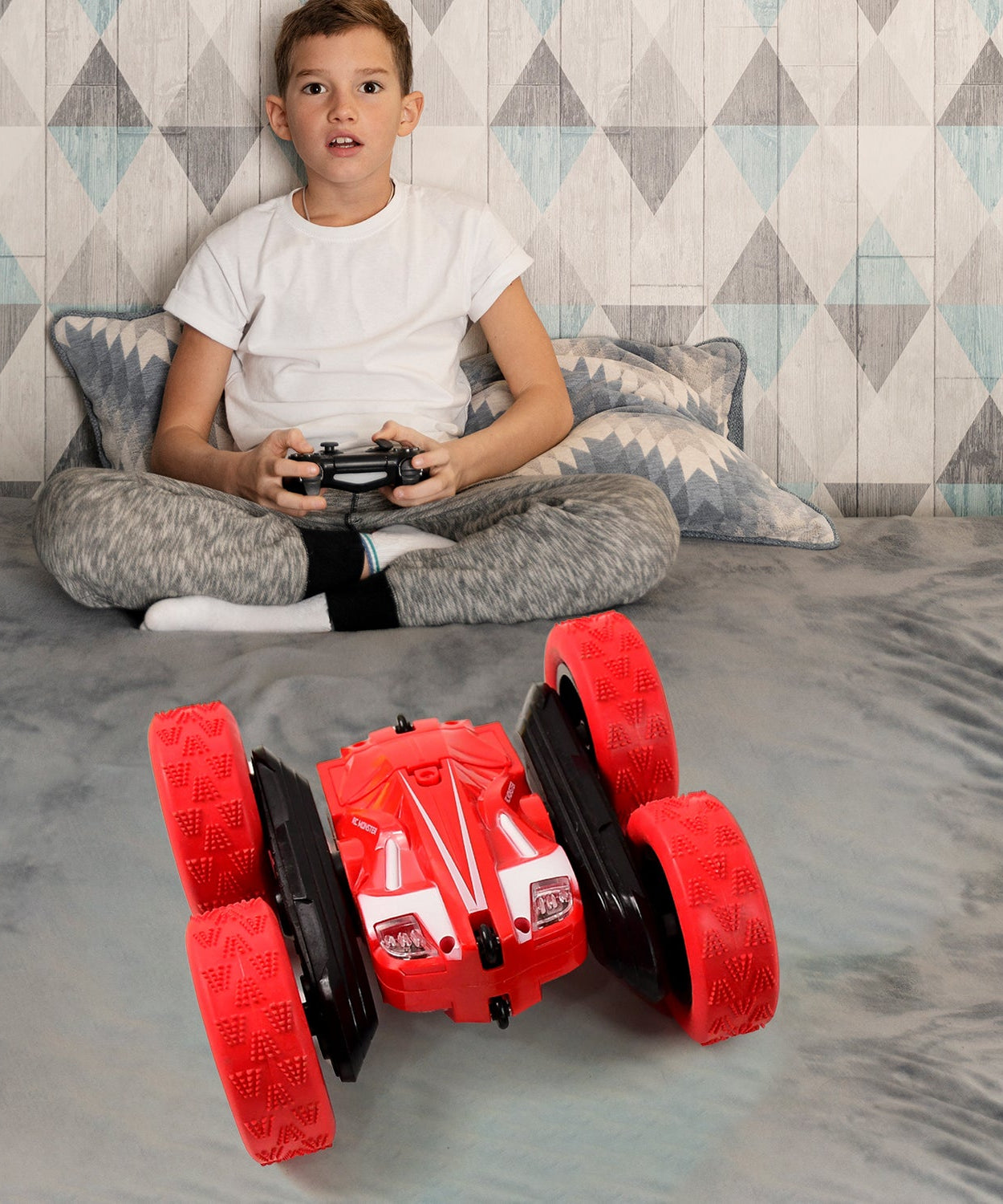 Electroplay Remote Control Car, Double Sided Fast Stunt Car (1 Set)