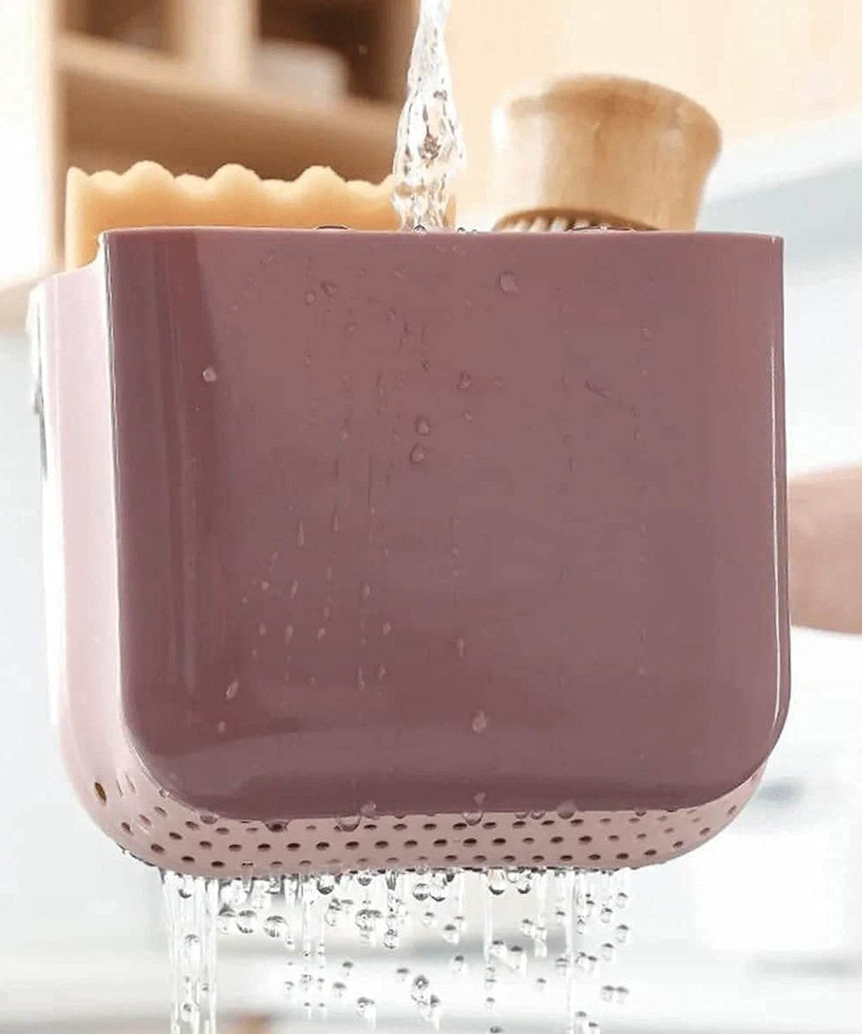 Multifunctional sink drainer for dishes and vegetables