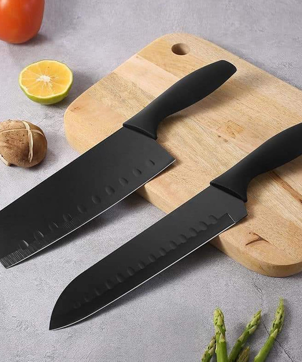Utility and chef knives stainless steel