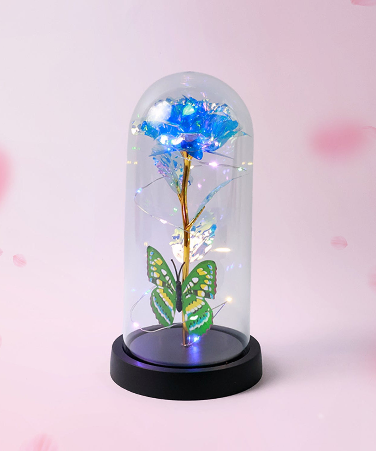 Starlit Petal Rose Decor