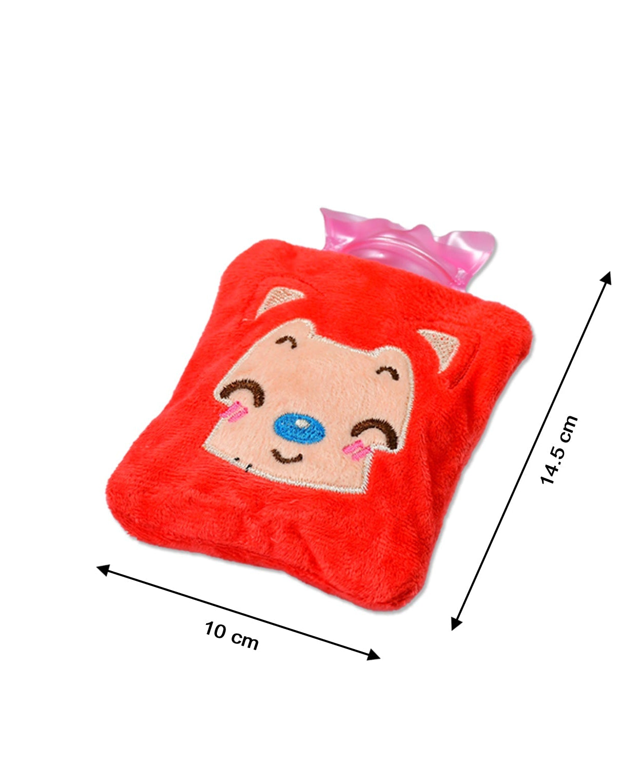Cat-shaped hot water bag for warming hands, feet, and relief from pain
